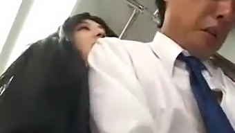 Public Bus Handjob With An Asian Beauty
