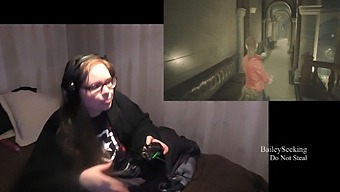 Strip Show During Resident Evil 2 Gameplay Session (Part 2)
