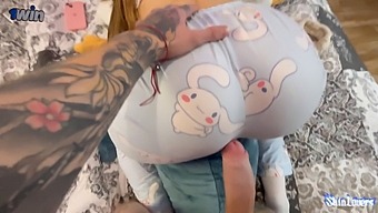 A 18+ Teen Gets A Rough Pov Sex While Gaming