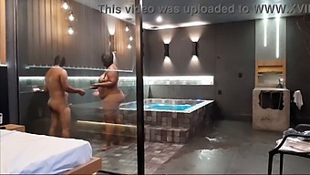 The Hottest Sexual Encounter In A Hotel Shower.
