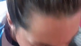 Blonde Who Enjoys Eating Cum