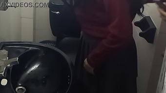 Hidden Camera Catches Students In The College Restroom Engaged In Sexual Activities!