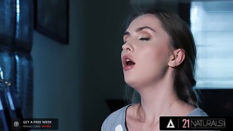 Lena Reif, A Russian Beauty, Indulges In A Passionate Ride With Her Lover'S Thick Cock
