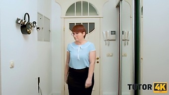 Strict Redhead Teacher'S Secret Desire For Wild Sex Revealed In Hd