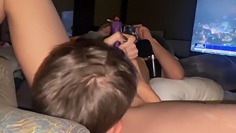 New Purple Sex Toy Brings Wild Bisexual Action In Foursome