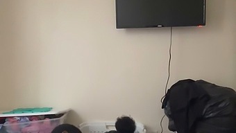 Unintentional Exposure Of A Perfect Ebony Ass During Rough Sex