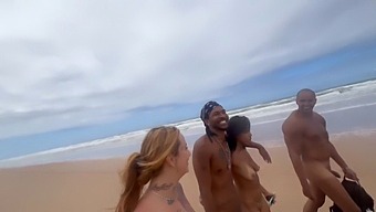 Young And Stunning Amateur Reveals Her Passionate Beach Encounter
