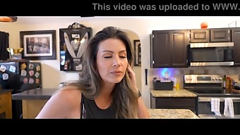 Stepmother Coco Vandi In Hot Strip Poker Game In This Mature Video.